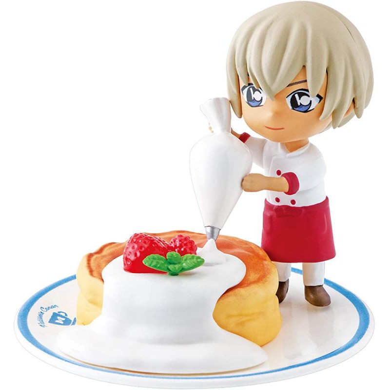 [Có sẵn] Mô hình Conan Haibara Kid Amuro Akai Sera ver Patisserie từ re-ment