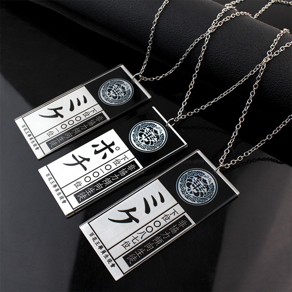 JARRED Acrylic Cosplay Jewelry Mary Yumeko Jabami Anime Kakegurui Necklace Ryouta Suzui Compulsive Gambler Saotome Unisex Pendant Necklace