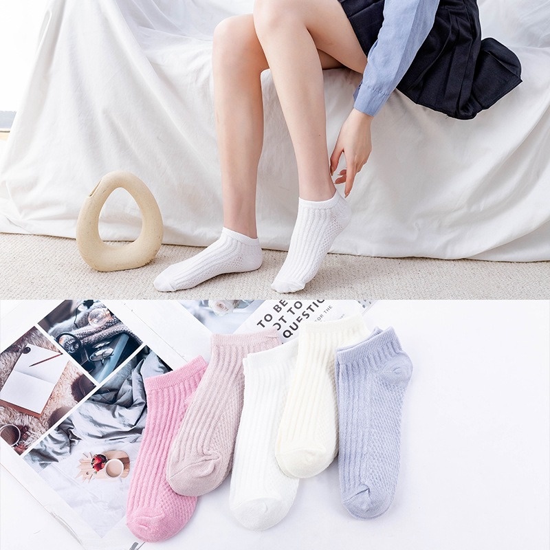 Vớ Cotton Mỏng Cổ Thấp In Họa Tiết Hoạt Hình Dễ Thương Phong Cách Nhật Bản Thời Trang Xuân Hè Cho Nữ TTK104