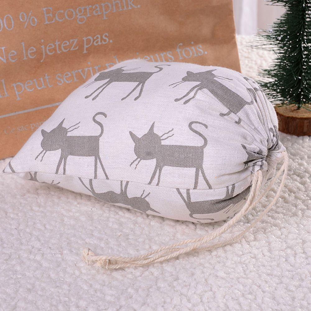 Daphs Túi Dây Rút Đựng Mỹ Phẩm / Chìa Khóa / Tiền Xu / Mèo Alpaca Có Thể