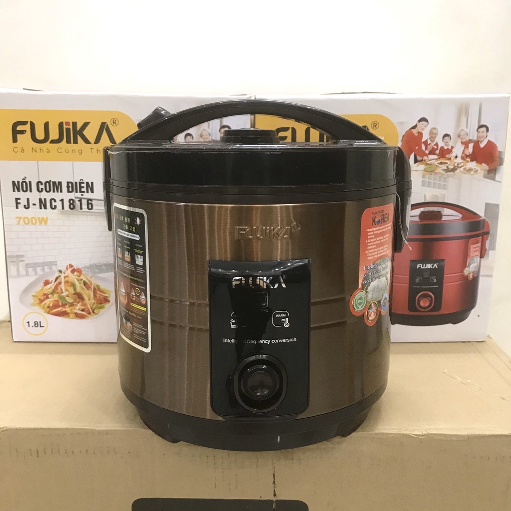 Nồi Cơm Điện  Lòng Niêu  FUJIKA FJ-NC1816, Có Chức Năng Tách Và Làm Giảm Lượng Đường Trong Cơm
