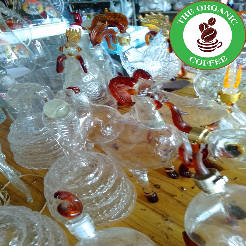 Vỏ Chai Thủy Tinh Đựng Rượu Con Dê 1 Lít – Bộ 12 Con Giáp
