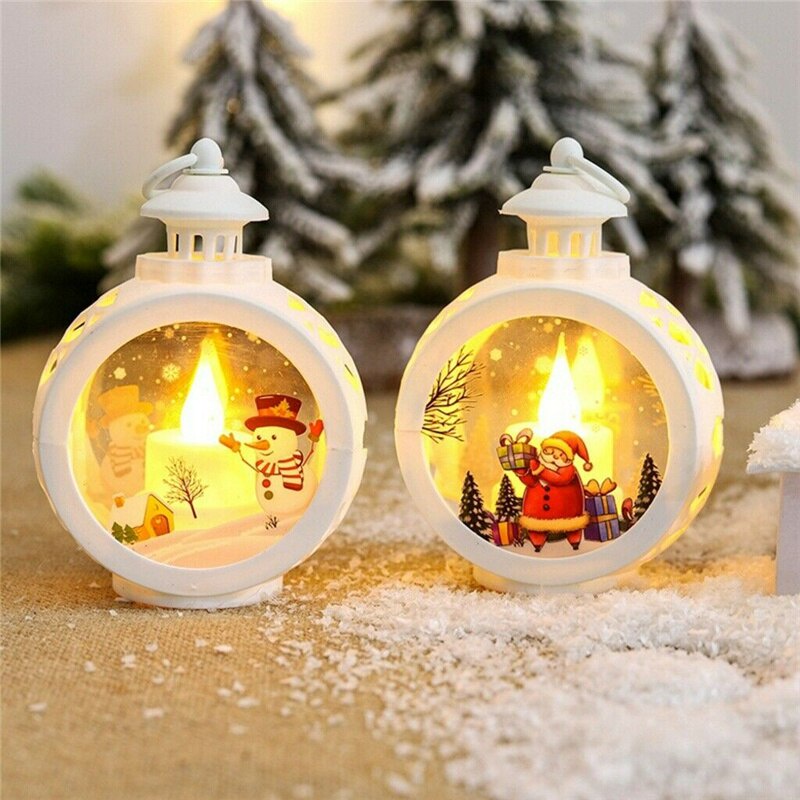 Đèn LED trang trí thiết kế ông già noel/ người tuyết đáng yêu dành cho Giáng Sinh