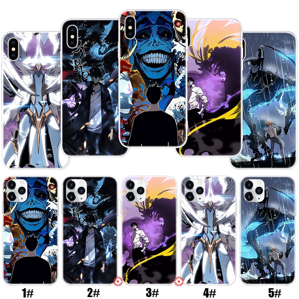 Ốp Điện Thoại Hình Anime Solo Leveling Cho iPhone 5 6 5s 6s 7 8 Plus SE X XR XS Max 18Vh