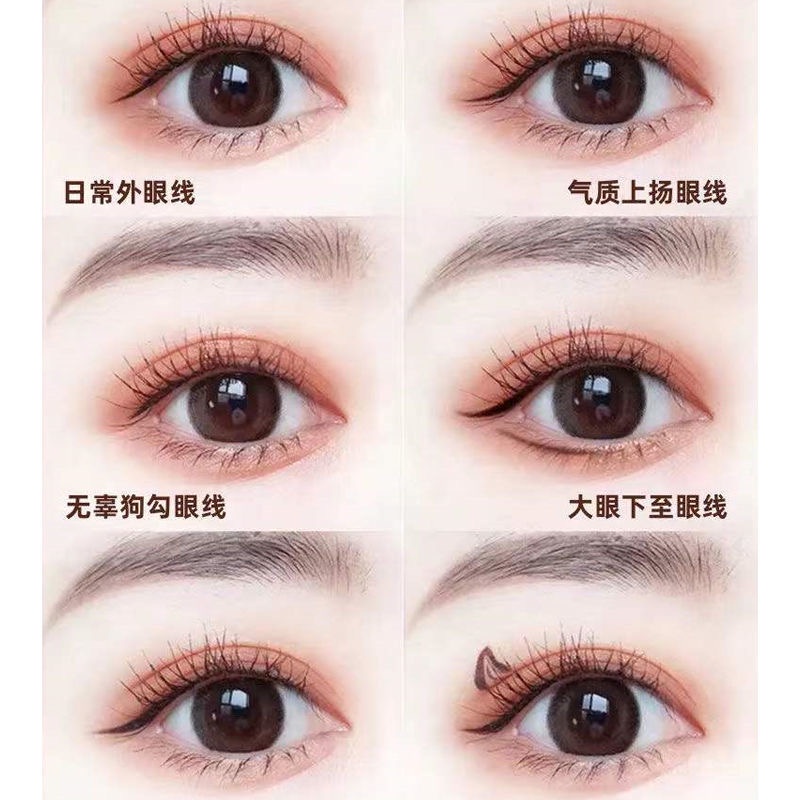 Bút Kẻ Mắt Aoxo Màu Đen Tự Nhiên Lâu Trôi Chống Thấm Nước