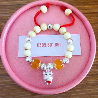 Vòng dâu tằm cho bé 🌼 phối trâu bạc 🍁freeship🍁