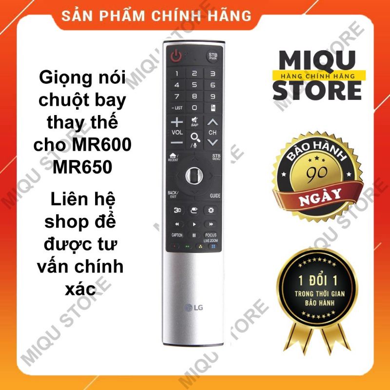 Remote thông minh LG MR700 thay thế cho dòng AN-MR500G, AN-MR600, AN-MR650 Model TV 2014 -> 2016 | Bảo hành 3 tháng
