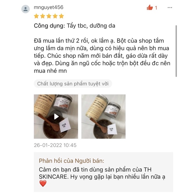 COMBO BỘT THIÊN NHIÊN TẮM TRẮNG + TẨY DA CHẾT CÀ PHÊ DỪA + BỘ BÁT GÁO DỪA TH SKINCARE