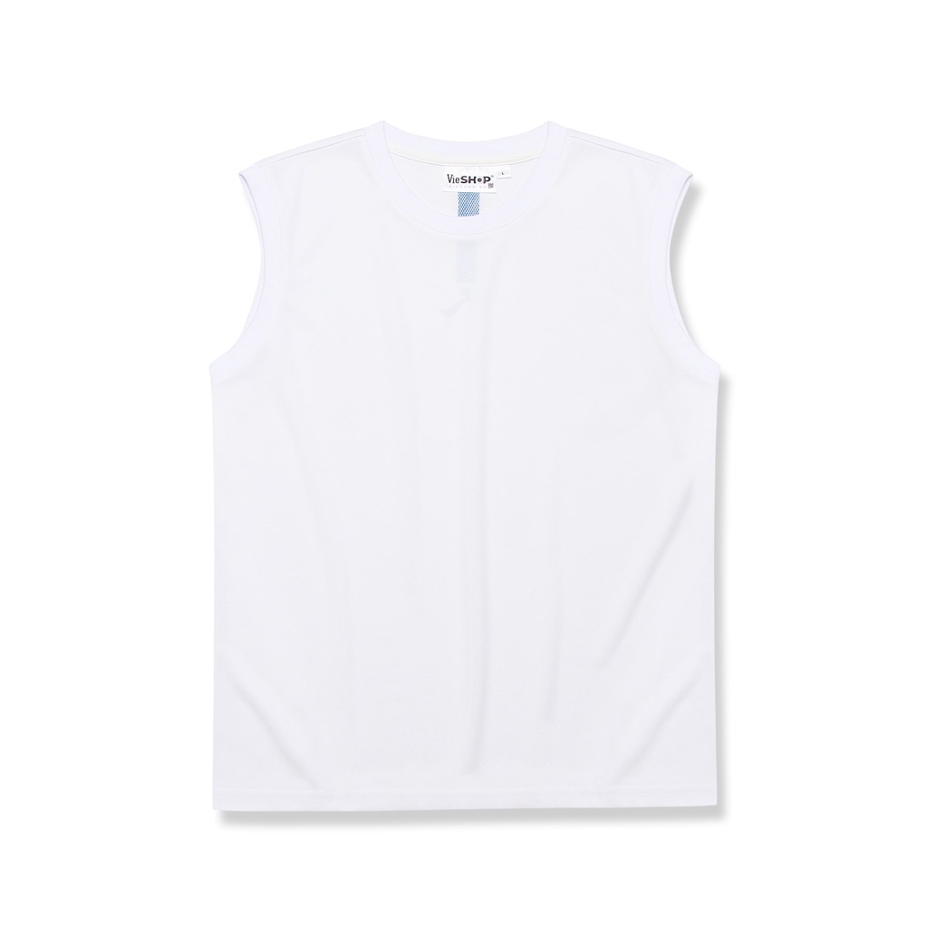 Áo Tank Top Thể Thao Running Man Vietnam Trắng Unisex - RNM Active Shirt / White - VieSHOP