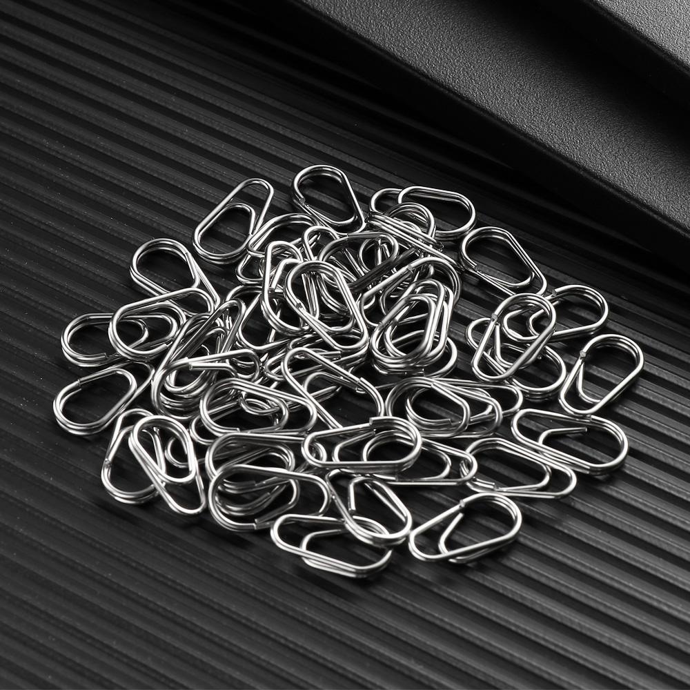 Set 50 Vòng Thép Không Gỉ Chia Dây Câu Cá Tiện Dụng