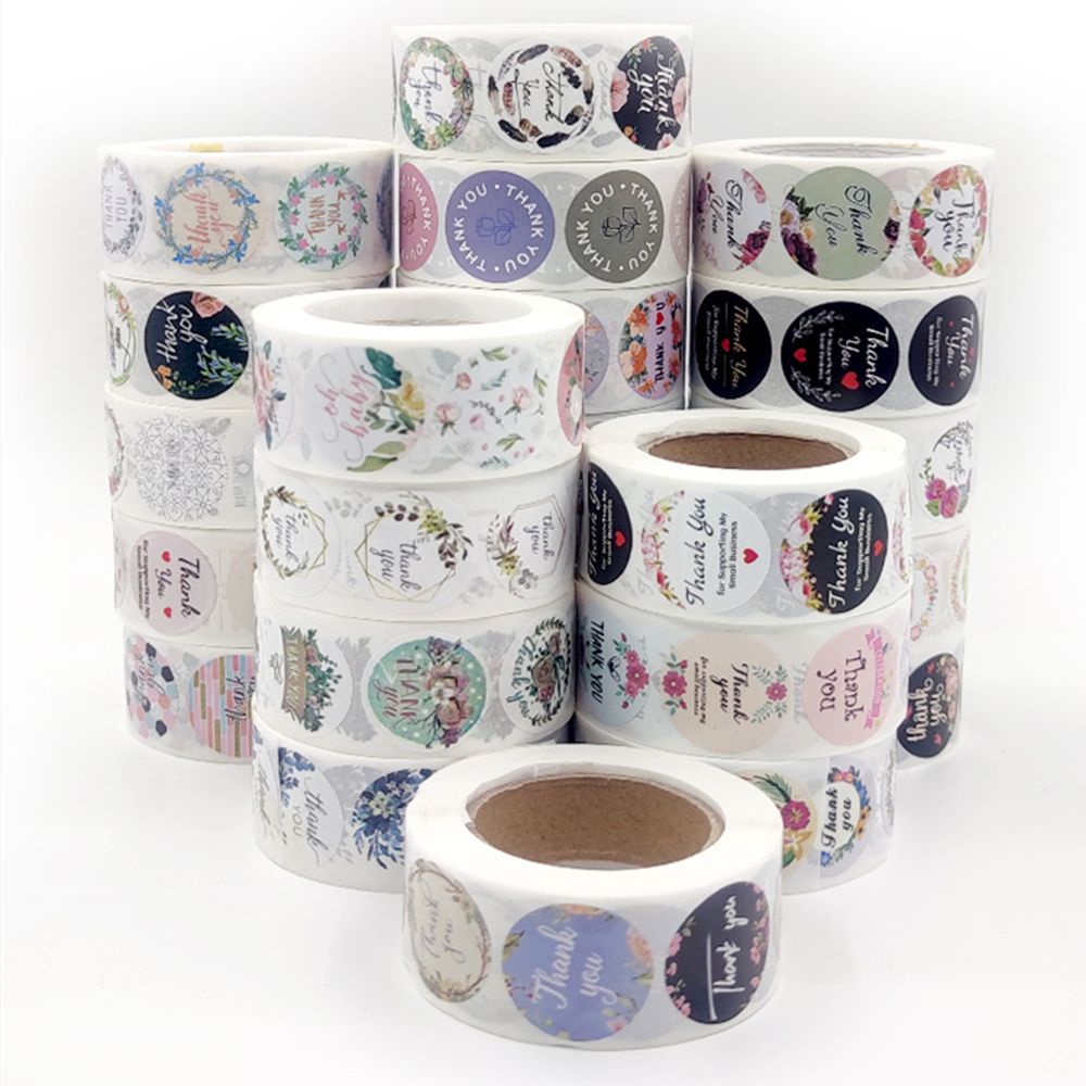 📞Đầu💻 Nhãn Dán In Chữ Thank You Dùng Trang Trí Sổ Tay/Nhật Ký DIY