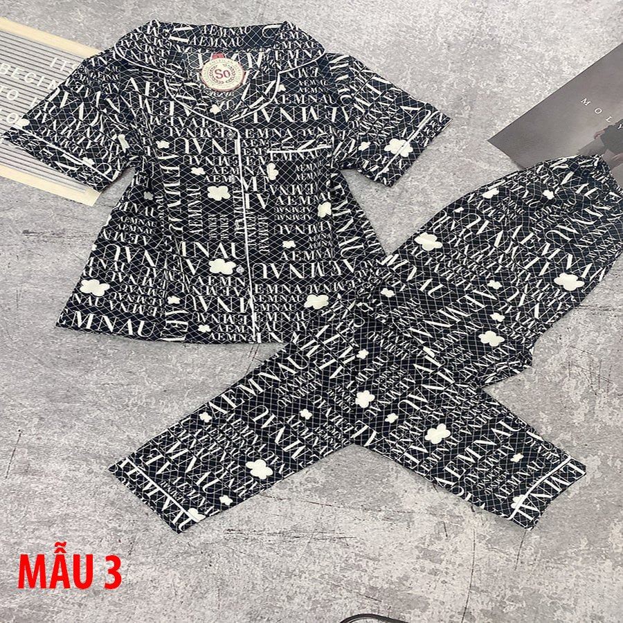 Bộ Quần Áo Ngủ Lụa Cao Cấp, Pyjama Nữ Mềm Mịn Siêu Mát [ FREESHIP + VIDEO ẢNH THẬT ] | BigBuy360 - bigbuy360.vn