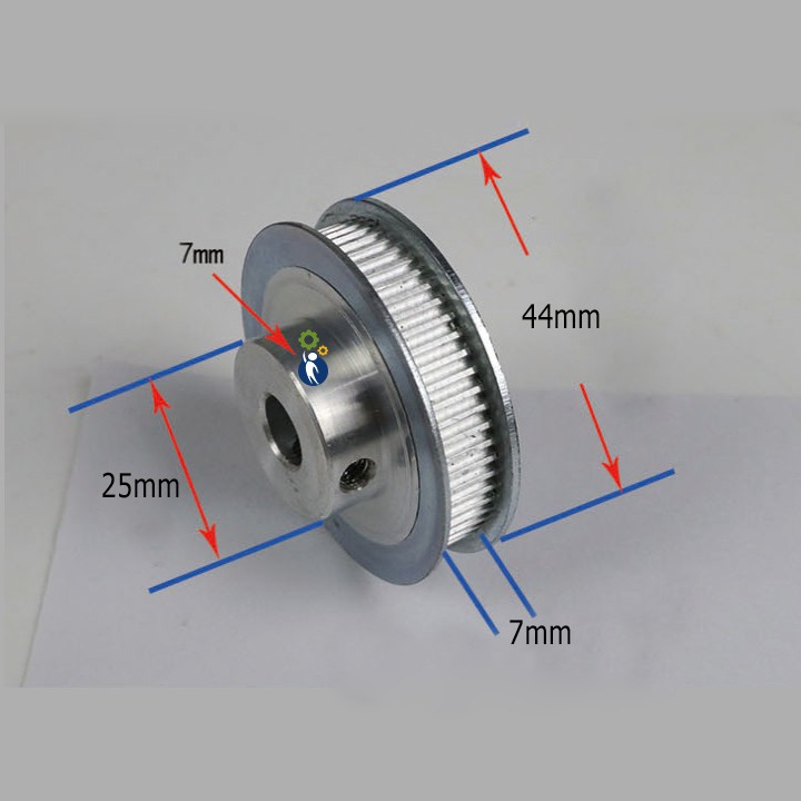 Pulley Trục 8mm - 60 Răng