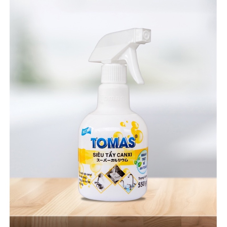SIÊU TẨY CANXI TOMAS CHAI 550G