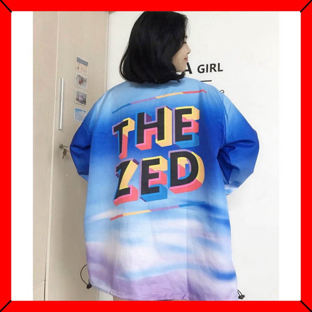 [Mã WASTUP giảm 10% tối đa 30K đơn 99K] 👫𝗟𝗼𝗮̣𝗶 𝗱𝗮̀𝘆🌿 áO Khoác Gió Loang Màu In THE ZED (MỚI) | BigBuy360 - bigbuy360.vn
