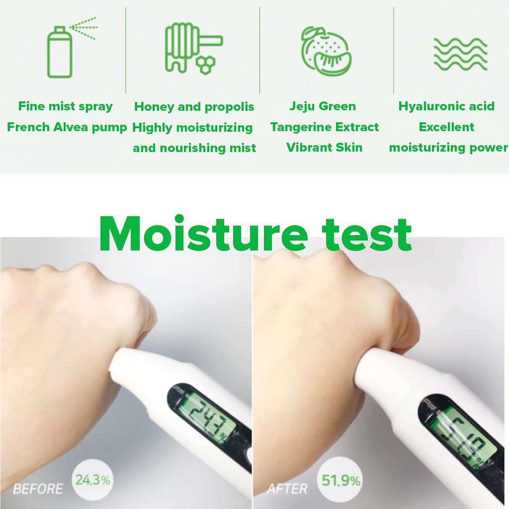 ///  O!GETi Vitamin C Glow Serum Mist /// Huyết thanh phun sương O!Geti chứa vitamin C dưỡng ẩm săn chắc da chống lão hóa kiểu Hàn Quốc 80ml