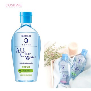 [CHÍNH HÃNG] Nước Tẩy Trang Sạch Thoáng Senka Trà Xanh A.L.L.Clear Water Fresh 230ml