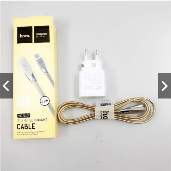 Dây Sạc Samsung Dài 1m2 Hoco U9 Đầu Micro Hỗ Trợ Sạc Nhanh Bảo Hành 3 Tháng