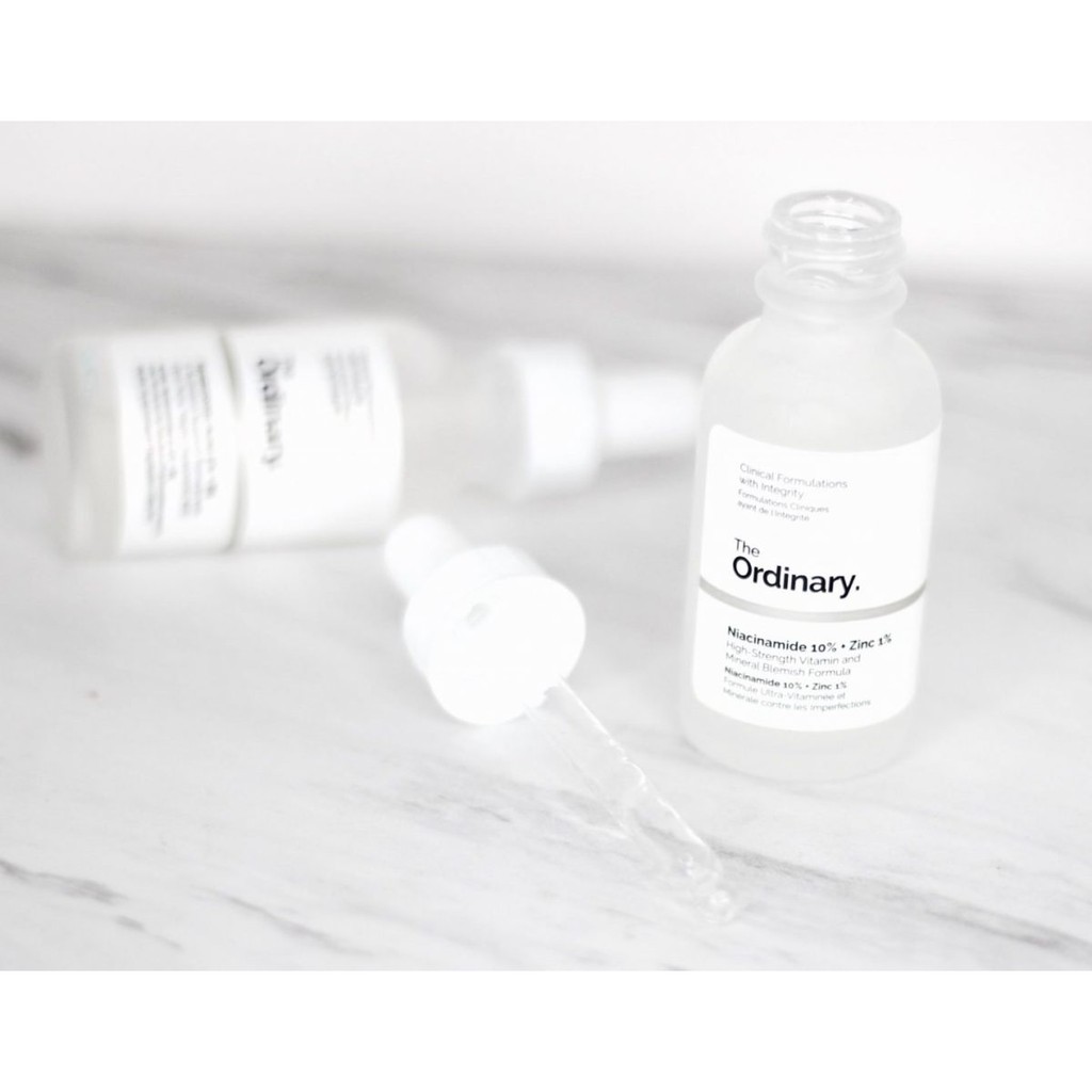 Tinh Chất Ngừa Mụn Làm Sáng Da The Ordinary Niacinamide 10% + Zinc 1% Serum 30ml