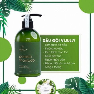 Dầu gội vi jully, dầu gội bưởi cao cấp vijully, kích thích mọc tóc, làm dài phục hồi tóc hư tổn vi jully