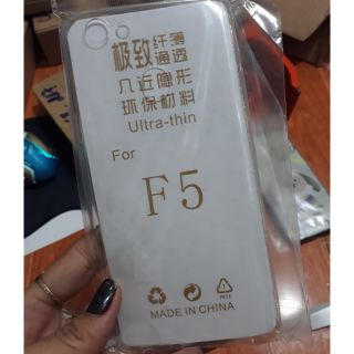 Oppo F5 ốp lưng silicon trong suốt