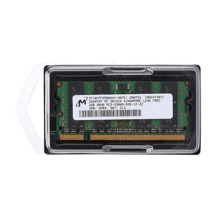 Ram Laptop Ram Micron DDR2 2G PC2-5300s Bus 667 Mhz