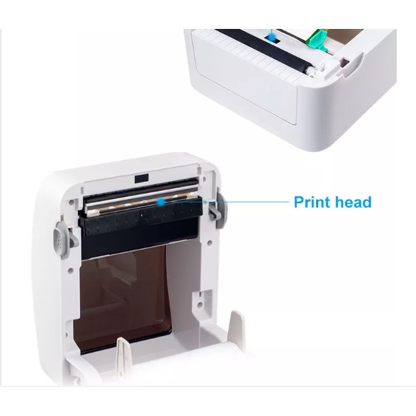 Máy in nhãn mã vạch, tem nhãn vận chuyển TMDT Xprinter XP-420B in từ máy tính và điện thoại, in đơn hàng bán online