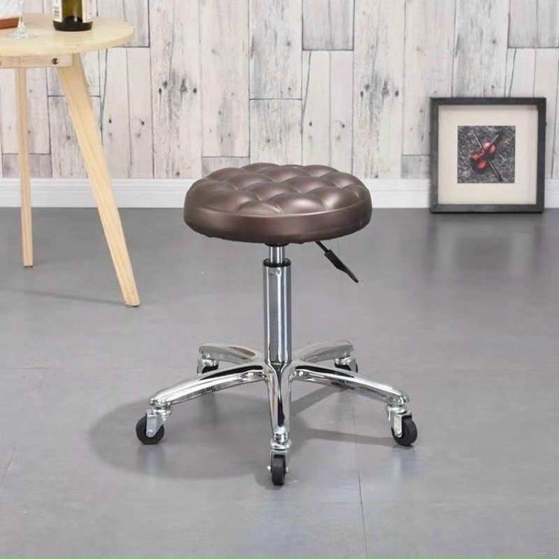 Ghế múi xoay chân nhện cao cấp dành cho Spa Thẩm Mỹ Viện 2 Màu Đen Nâu