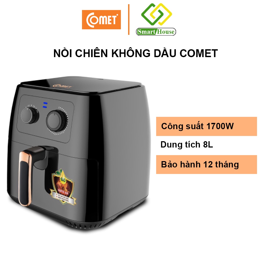 Nồi chiên không dầu (Big size) 8L COMET - CM6856