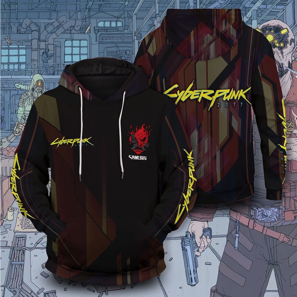 Áo Hoodie In Hình Cyberpunk 2077 3D Thời Trang UNISEX