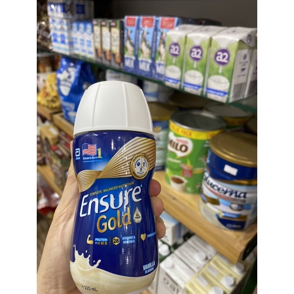 Lốc 6 Chai Sữa Ensure Gold Milk Vanilla 220ml Của Mỹ