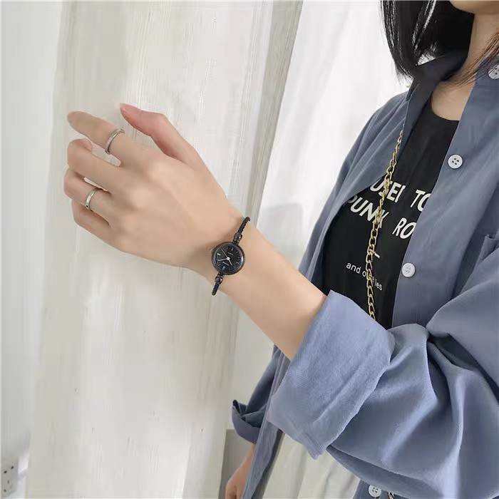 Đồng hồ nữ Ulzzang dây kim loại 3 kim | BigBuy360 - bigbuy360.vn