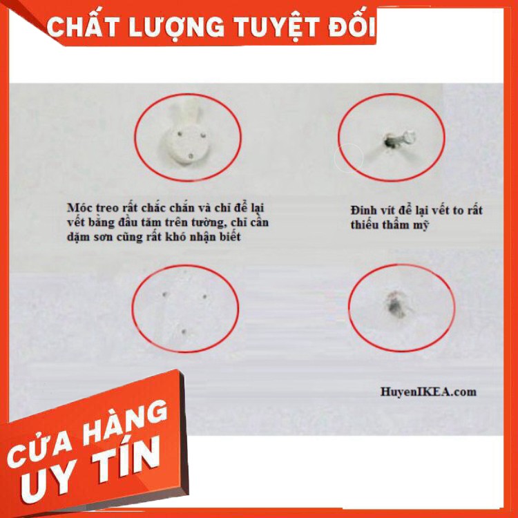 [ Hàng Chính Hãng ] Móc đính tường treo khung ảnh sát tường