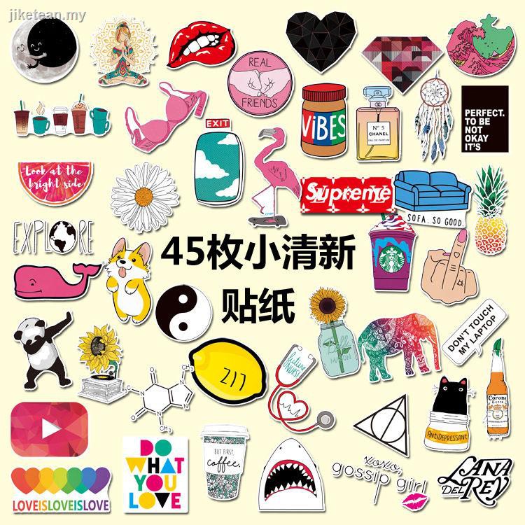 Nhãn Dán Trang Trí Hình Supreme