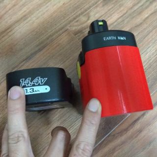 [DIY] Đáy vỏ pun EarthMan 14.4V lắp 4s3p 12 cell 18650