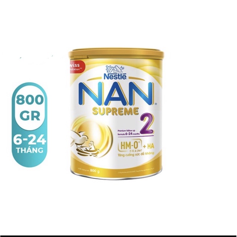 Sữa bột NAN Supreme số 2 800g