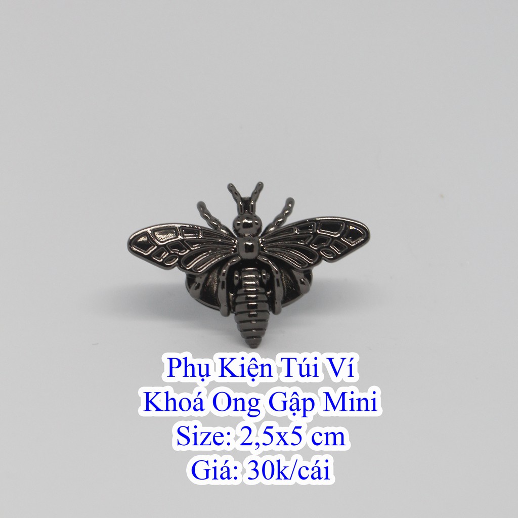 Khóa ong gập mini (2,5x5cm) 30k/ cái