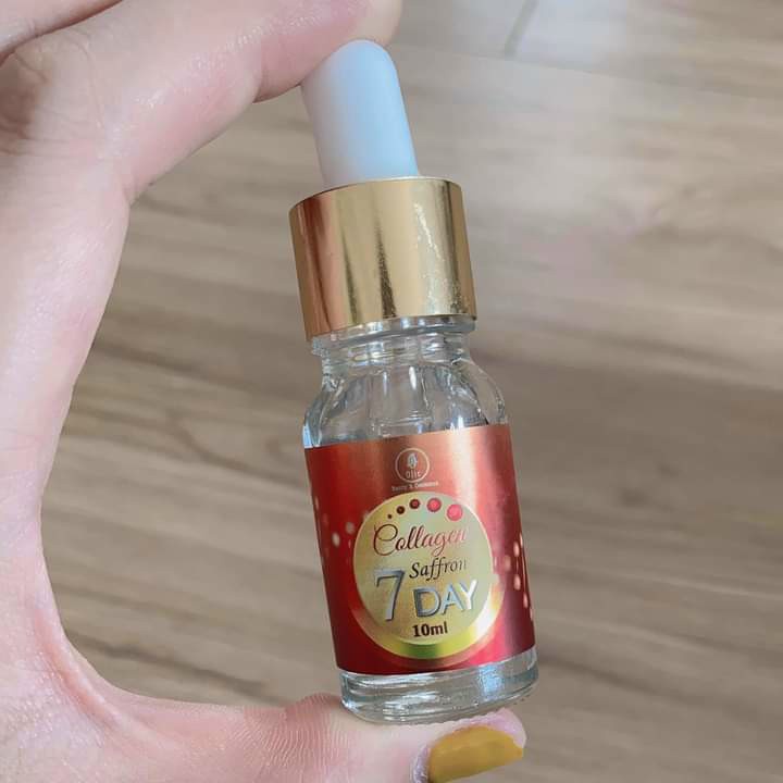 Serum collagen Saffron tái sinh 7Days Olic mẫu mới chính hãng