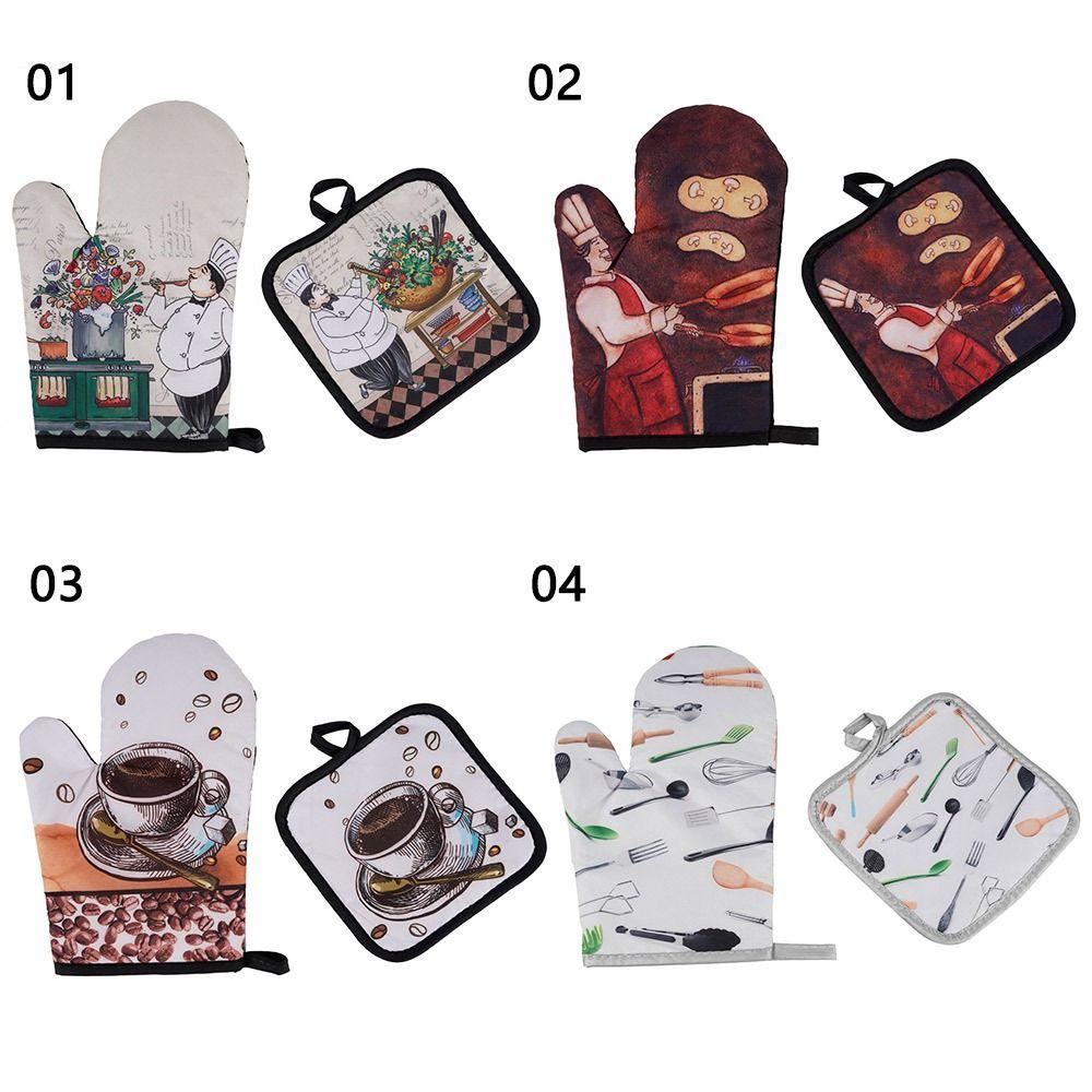 Set 2 Găng Tay Chịu Nhiệt Dùng Cho Lò Vi Sóng