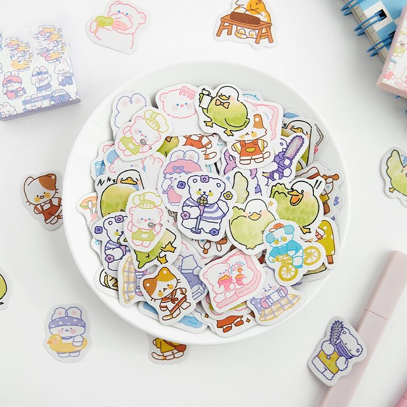 Hộp 45 hình dán sticker trang trí