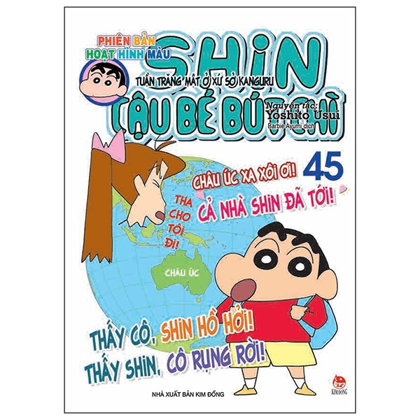 Sách - Shin - Cậu Bé Bút Chì - Hoạt Hình Màu - Tập 45 (2019)