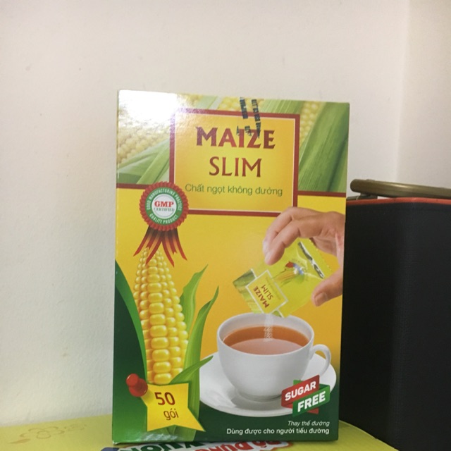 Maize Slim - Đường bắp dành cho tiểu đường hộp 50 gói
