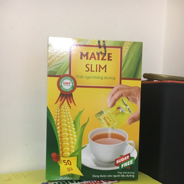 [ Sale ] Maize Slim  -  Đường bắp dành cho tiểu đường hộp 50 gói