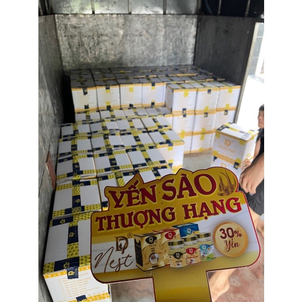 Sỉ 1 thùng 60 hủ yến sào chưng sẵn 30% D7 nest tặng 6 hủ