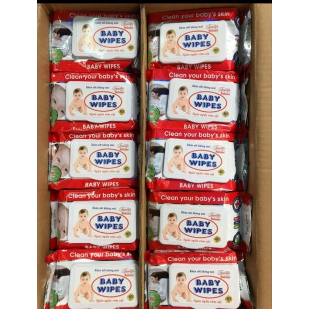 KHĂN GIẤY ƯỚT BABY 80GR