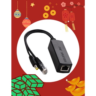 PoE splitter- adapter chia cổng mạng sang cổng mạng+ nguồn dùng cho camera
