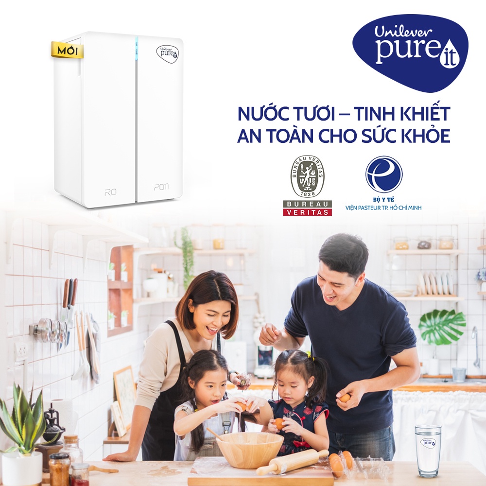 Máy lọc nước Unilever Pureit Tanka UR3140, âm tủ bếp, nhỏ gọn, tốc độ lọc 9L/h, miễn phí lắp đặt tại nhà trên toàn quốc