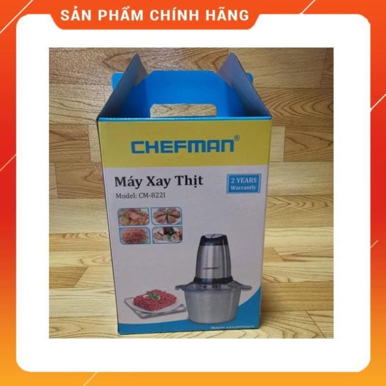 Máy xay thịt Chefman CM-822i cối inox (CM-822N) Huy Anh