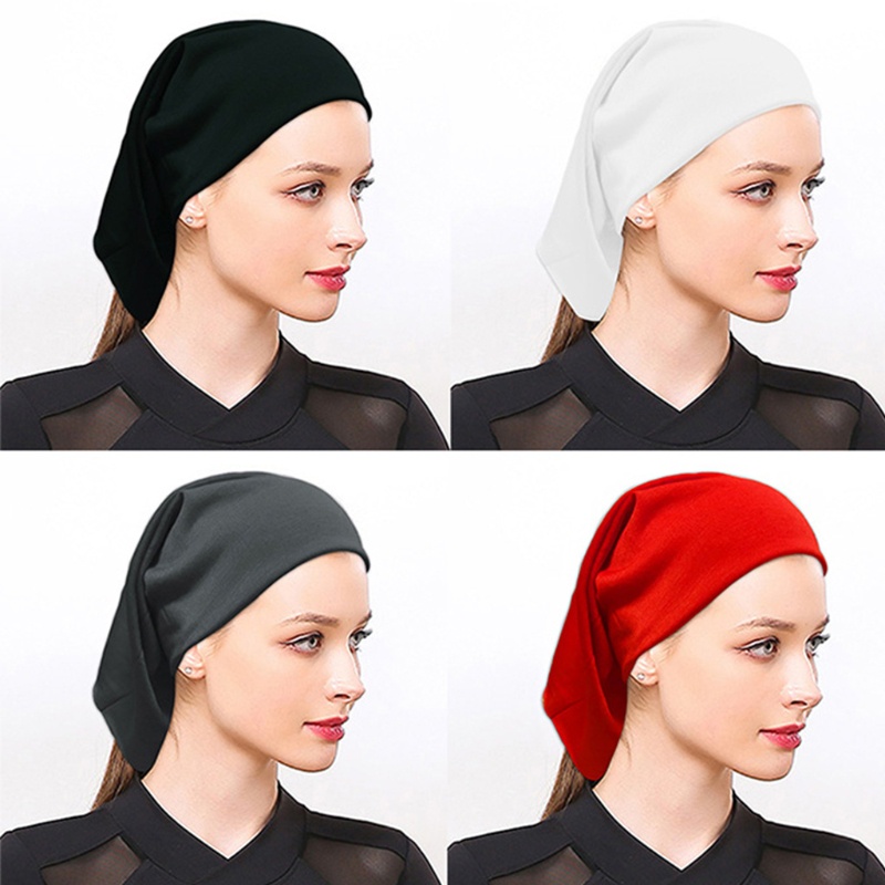 Khăn Trùm Đầu Co Giãn Mềm Mại Phong Cách Hồi Giáo