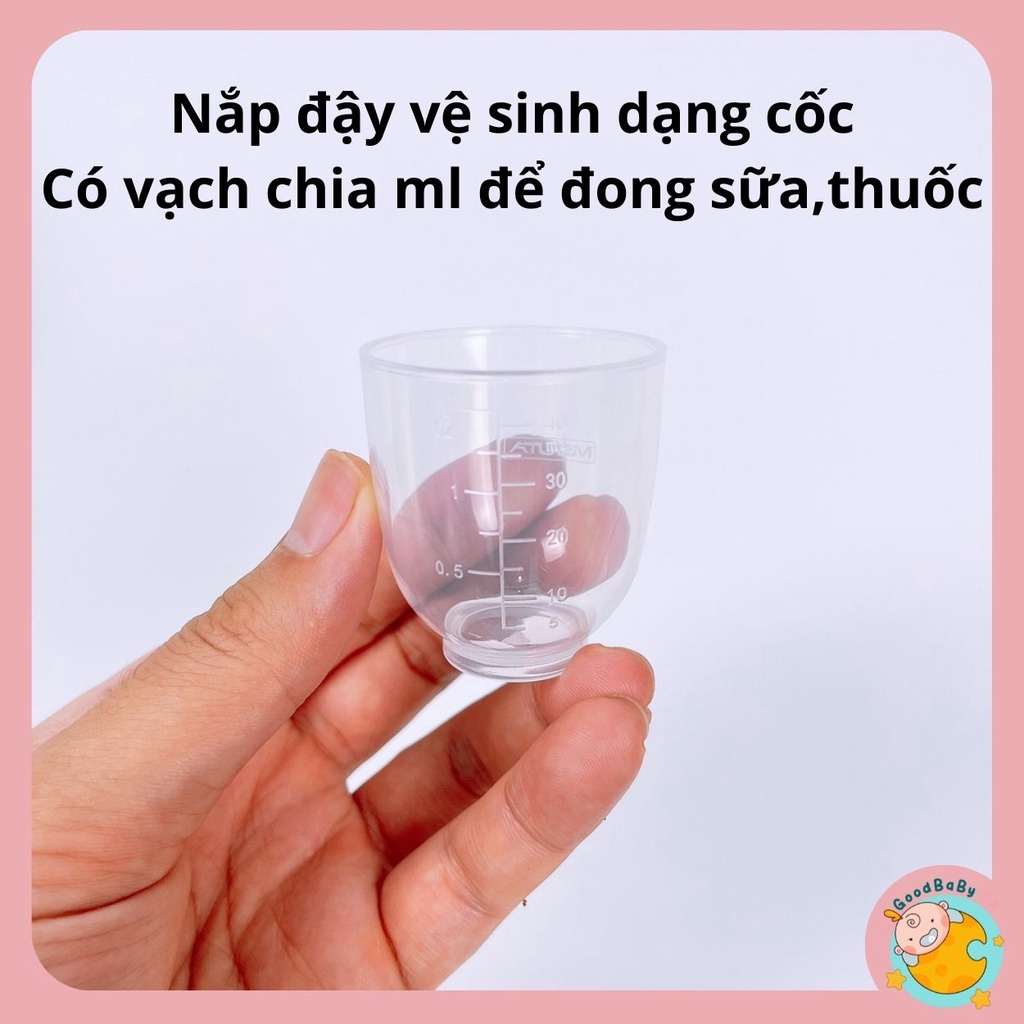 (Tặng dây đeo) Túi nhai ăn dặm cho bé Misuta cao cấp (3 núm 3 size) Goodbabyvn